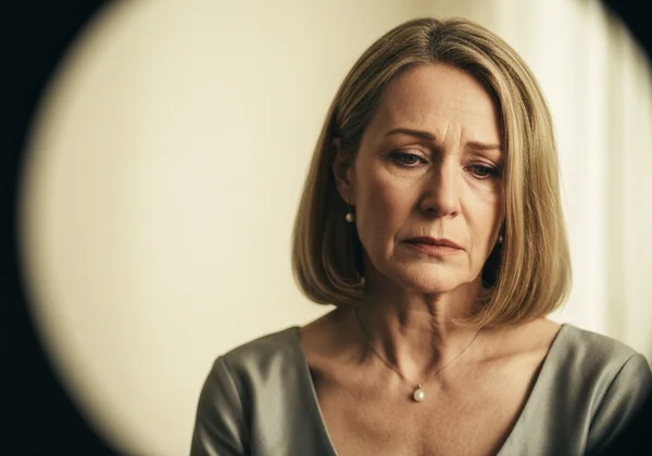 A person grappling with complex, overwhelming emotions