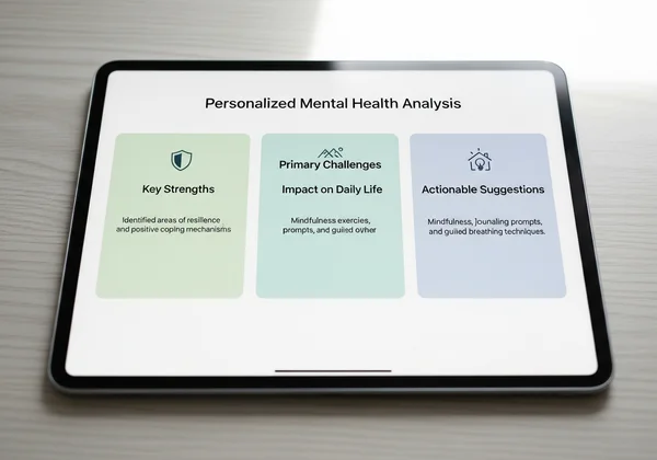Comprehensive personalized AI mental health report