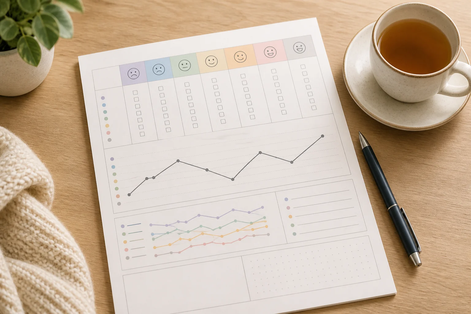 Calm reflection and support plan